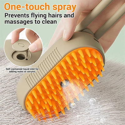 Cat Steam Brush | Steamy Dog Brush | 3-in-1 Electric Spray Pet Grooming Comb ✨
Massage Brush for Cats & Dogs | Hair Removal & Grooming Tool