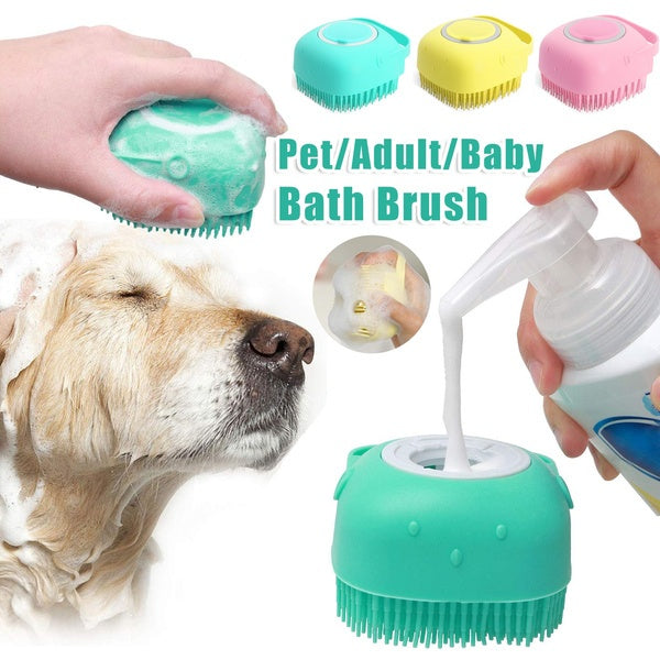Silicone Dog Bath Massage Gloves – 2-in-1 Pet Grooming & Shampoo Brush

Massage Bathing Gloves for Dogs & Cats | Shampoo Pouring Design | Cleaning & Grooming Tool