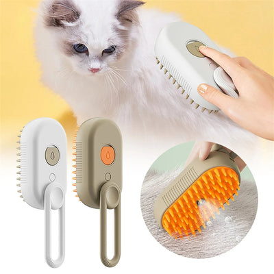 Cat Steam Brush | Steamy Dog Brush | 3-in-1 Electric Spray Pet Grooming Comb ✨
Massage Brush for Cats & Dogs | Hair Removal & Grooming Tool