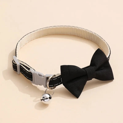 Pet Collars New Pet Bow Bell Collars Cute Cat Collars Pet Supplies Multicolor Adjustable Pets Dressing Tool Pets Accessories