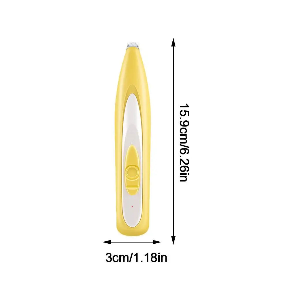 Pet Paw & Hair Trimmer – Low Noise Professional Dog Grooming Clipper