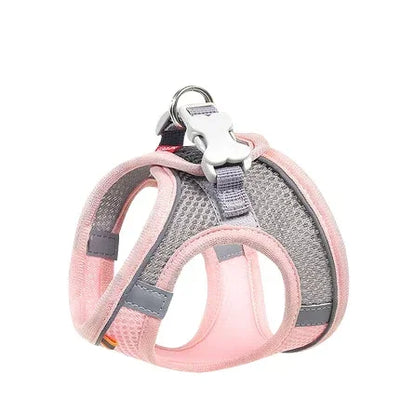 Cats Dog Accessories Small Dog Collar Safety Vest Pet Chest Rope Dogs Cover Breathable Adjustable Harnesses Supplies Products